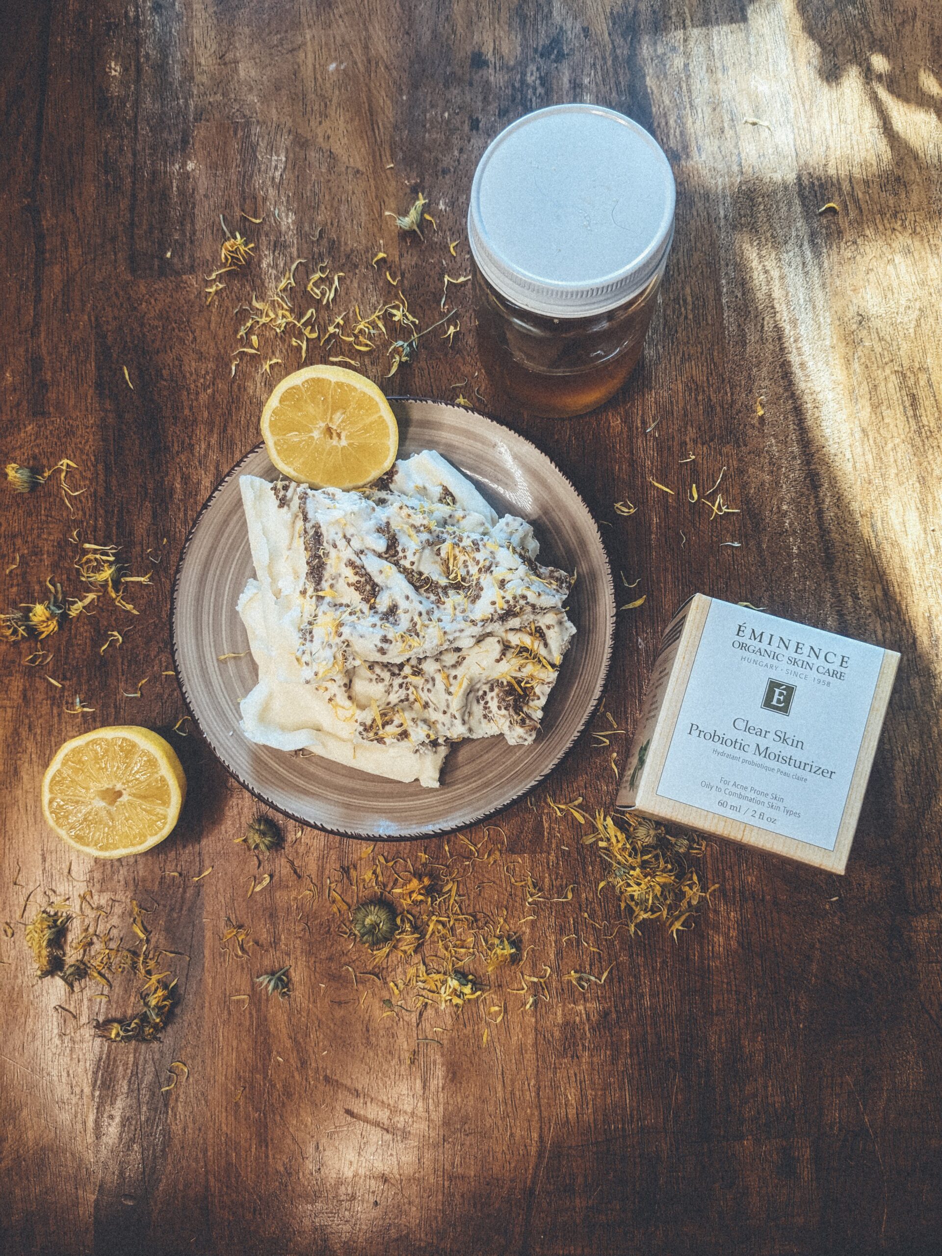 Lemon & Calendula Yogurt Bark