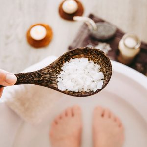 Foot bath for at home spa day