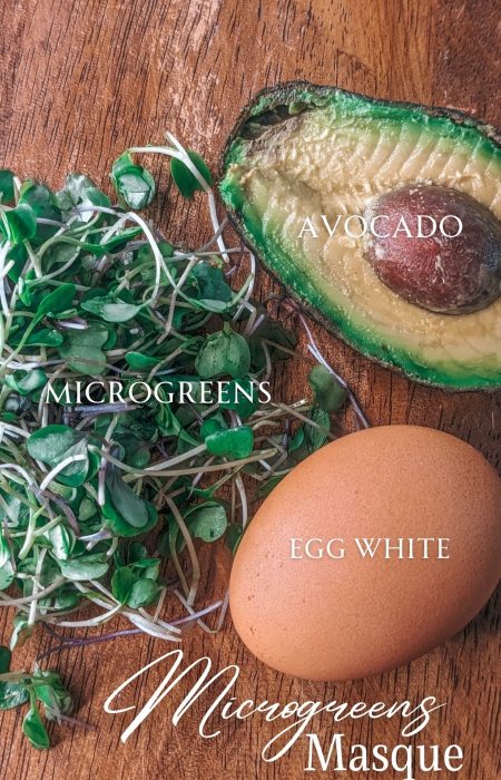 Ingredients for Avocado & Microgreens toast