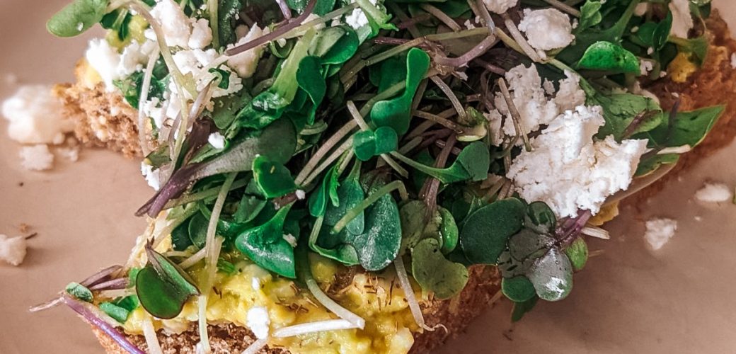 Avocado and Microgreens Toast